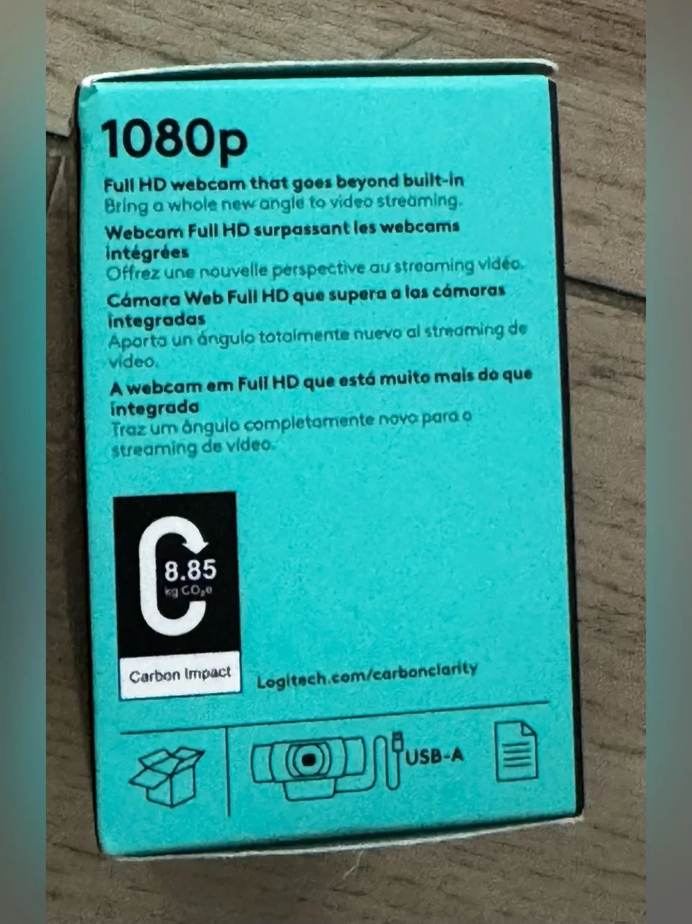 Logitech 1080p Pro Stream Webcam for HD Video Streaming & Recording New Unopened